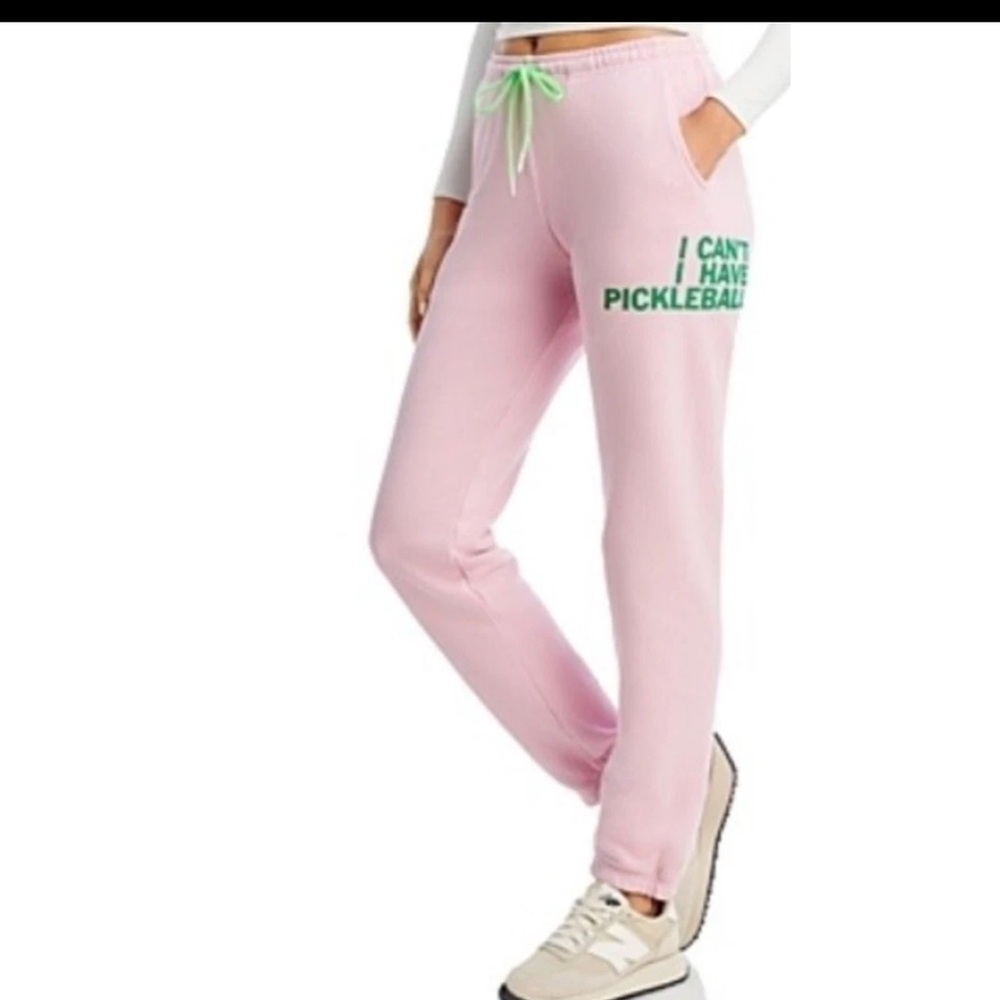 NWT The Rally Club Unisex Royal Pickleball Pink Sweatpants